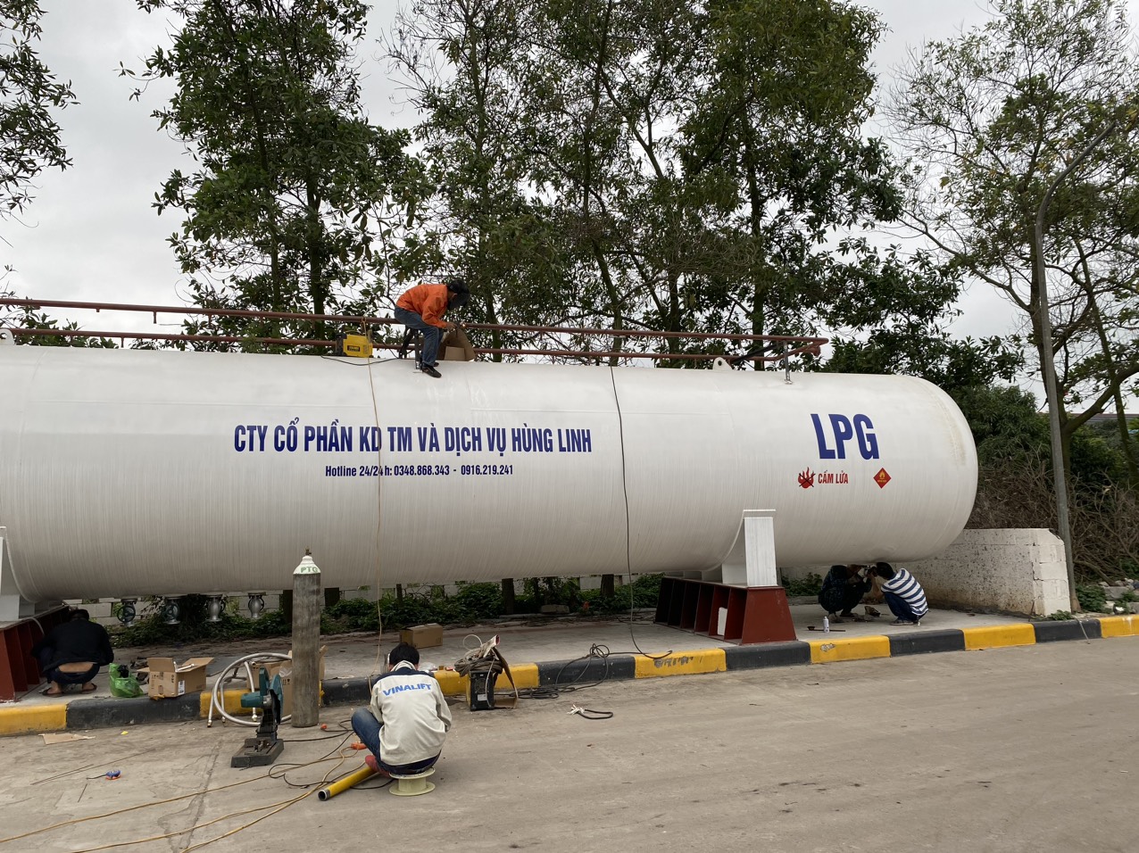 Đơn vị thi công hệ thống gas công nghiệp LPG an toàn tại Nghệ An